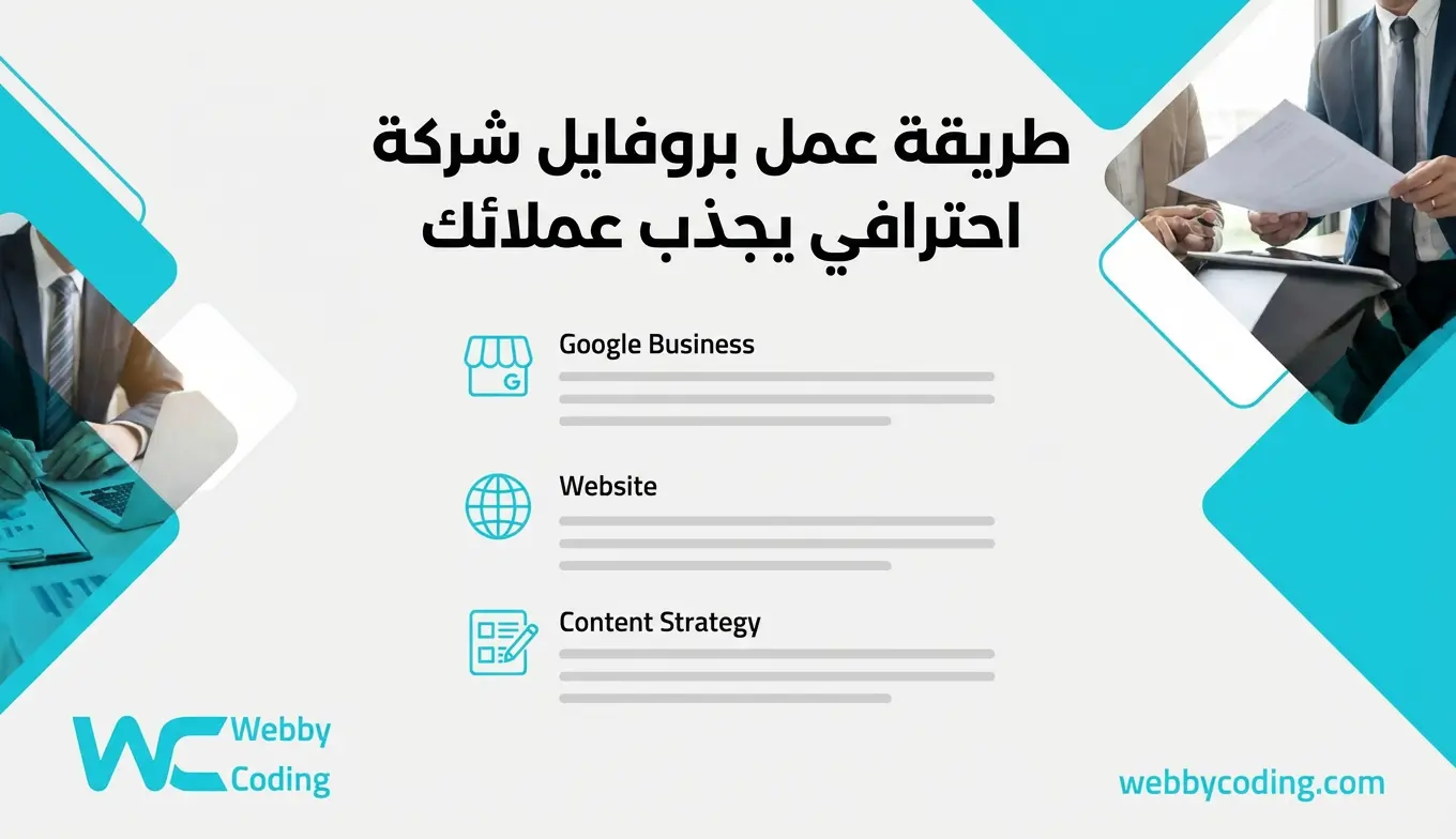 طريقة عمل بروفايل شركة احترافي