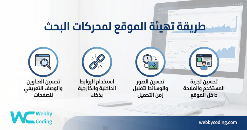 طريقة تهيئة الموقع لمحركات البحث
