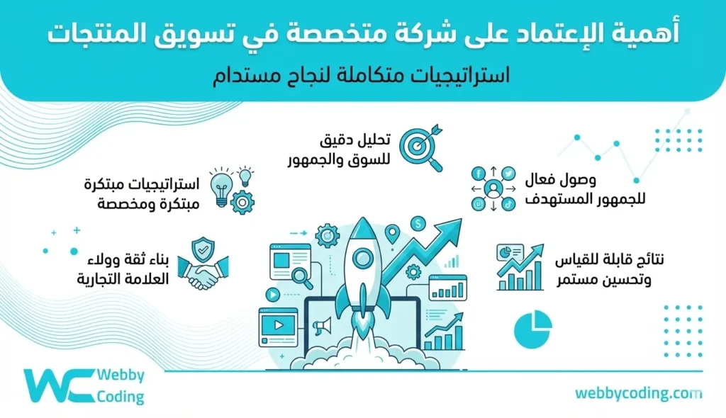  أهمية الإعتماد على شركة متخصصة في تسويق المنتجات
