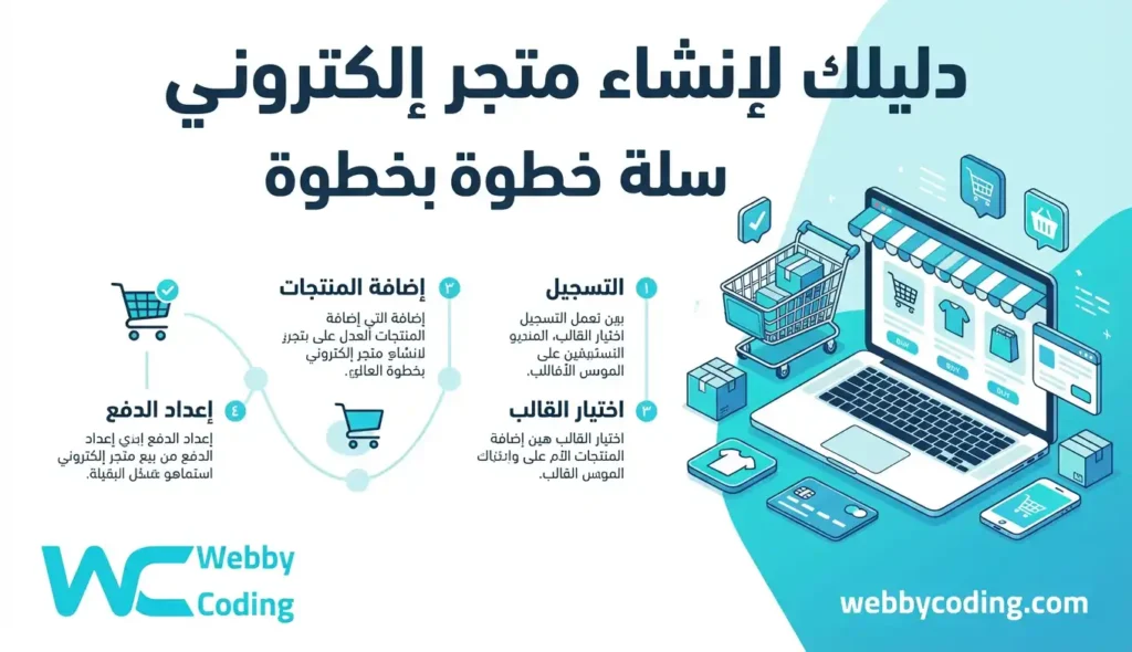 إنشاء متجر إلكتروني سلة