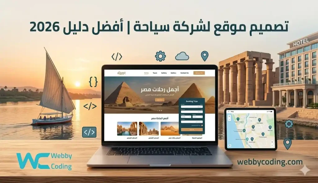 تصميم موقع لشركة سياحة