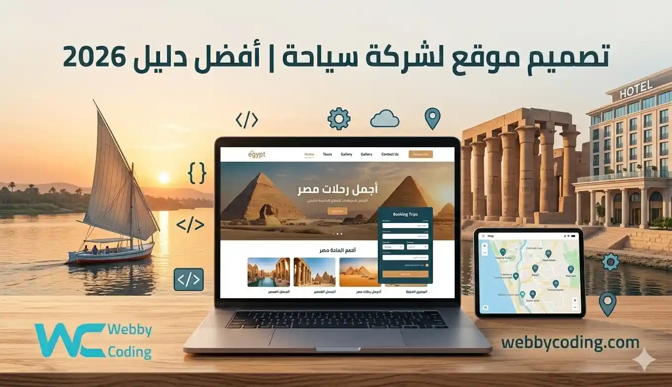 تصميم موقع لشركة سياحة