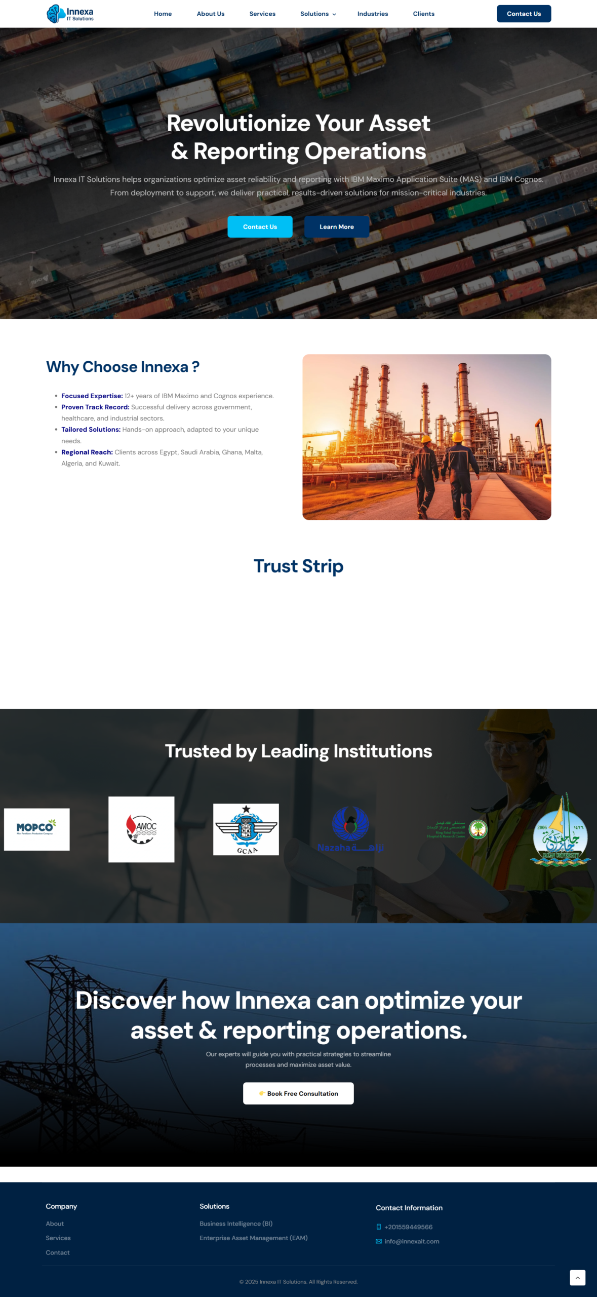 موقع Innexa IT Solutions