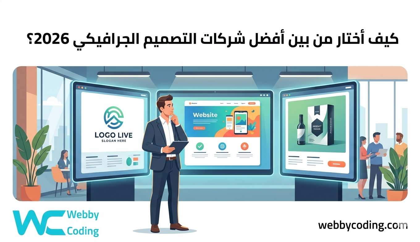 كيف أختار من بين أفضل شركات التصميم الجرافيكي 2026؟