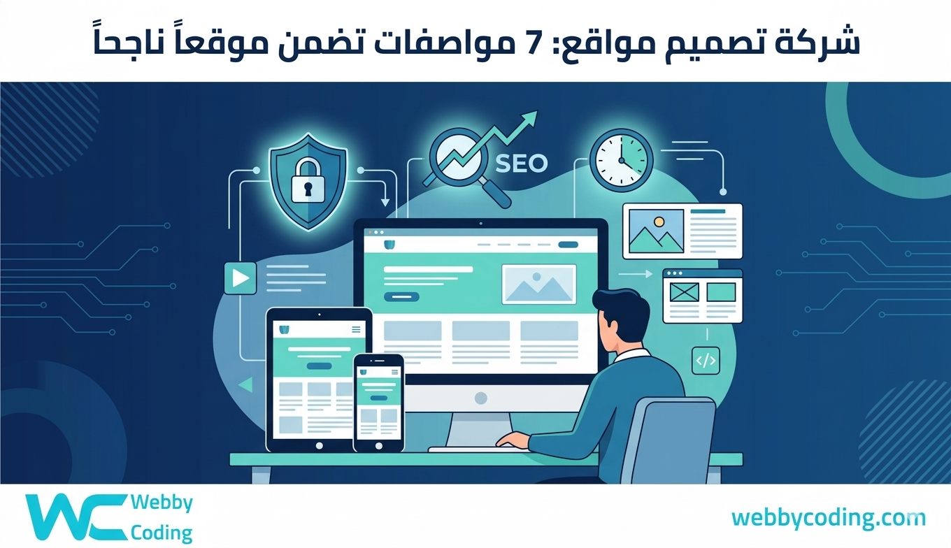 شركة تصميم مواقع: 7 مواصفات تضمن موقعاً ناجحاً